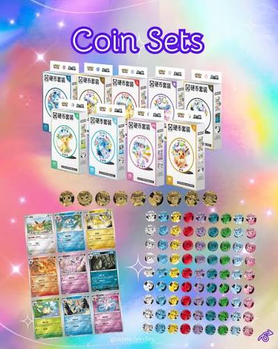 Pokemon Terastal Grand Crystal Gathering Coin Set